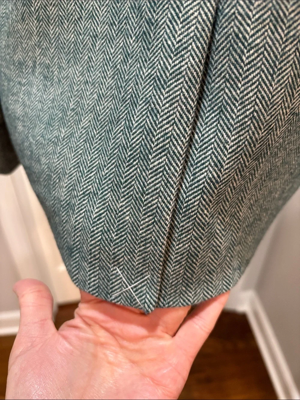 J Crew sz 10 green tweed wool blazer NWT - Picture 5 of 11